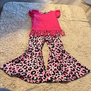 Toddler Ruffle Girl Two Piece Set